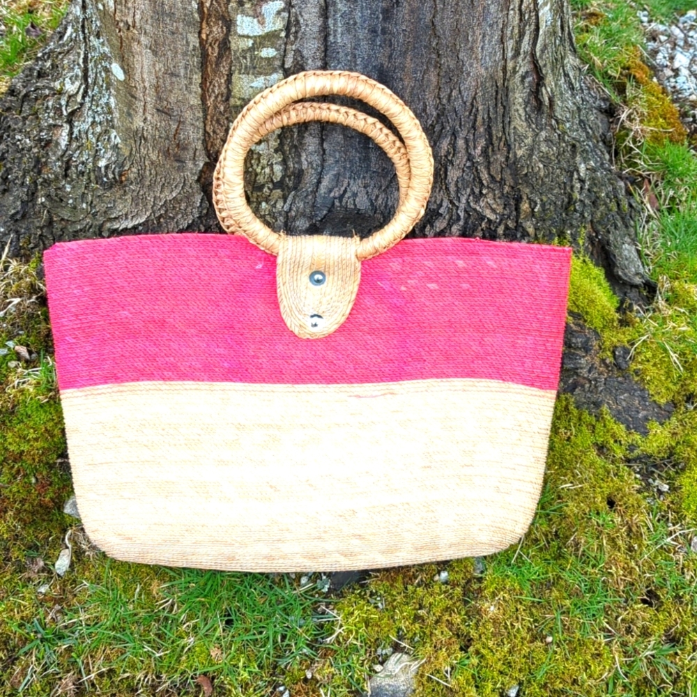 Straw market bag
